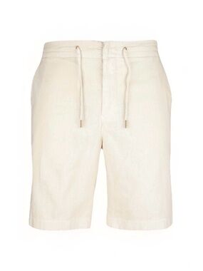 Barbour Shorts Mens 40 Beige Linen Cotton Blend Outdoors Preppy Chino Drawstring